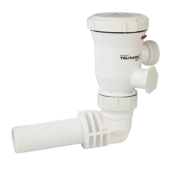 Attwood Attwood Tsunami Mk2 T1200 Aerator, 12V, 90-Degree Inlet 5664-4 - main